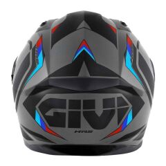 GIVI 50.8 MACH1 MAT GRİ-SİYAH-KIRMIZI KASK GRI/KIRMIZI - S