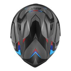 GIVI 50.8 MACH1 MAT GRİ-SİYAH-KIRMIZI KASK GRI/KIRMIZI - M