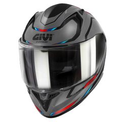 GIVI 50.8 MACH1 MAT GRİ-SİYAH-KIRMIZI KASK GRI/KIRMIZI - L