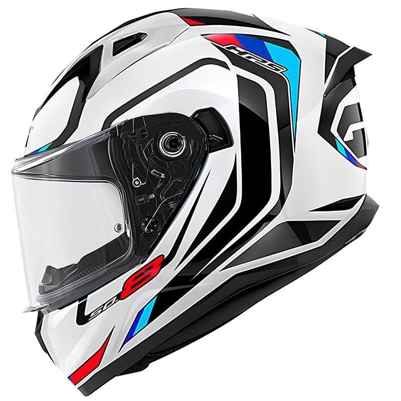 GIVI 50.8 MACH1 BEYAZ-SİYAH-KIRMIZI KASK BEYAZ-SIYAH-KIRMIZI - S