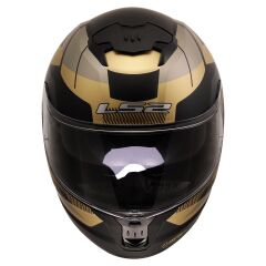 LS2 STREAM 2 ROAD MAT SİYAH-GOLD-GRİ KASK GOLD - XS