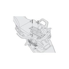 KAPPA KR1144 HONDA CRF1000 AFRICA TWIN (16-17) ARKA ÇANTA TAŞIYICI