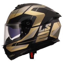 LS2 STREAM 2 ROAD MAT SİYAH-GOLD-GRİ KASK GOLD - XL