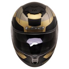 LS2 STREAM 2 ROAD MAT SİYAH-GOLD-GRİ KASK GOLD - XL
