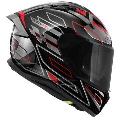GIVI 50.9 ASSAULT SİYAH-TITANIUM-KIRMIZI KASK SIYAH/KIRMIZI - S