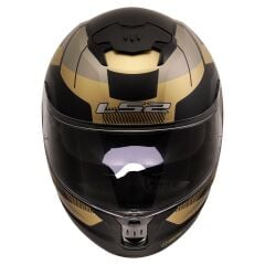 LS2 STREAM 2 ROAD MAT SİYAH-GOLD-GRİ KASK GOLD - 3XL