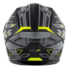 GIVI 50.9 ASSAULT MAT SİYAH-GRİ-NEON SARI KASK MAT SIYAH-NEON SARI - S