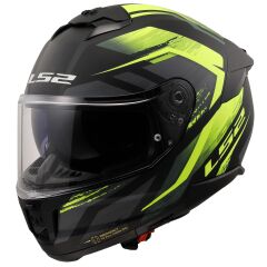 LS2 STREAM 2 FURY MAT SİYAH-GRİ-NEON SARI KASK MAT SIYAH-NEON SARI - 3XL