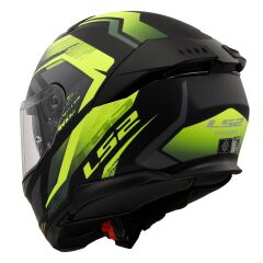 LS2 STREAM 2 FURY MAT SİYAH-GRİ-NEON SARI KASK MAT SIYAH-NEON SARI - 3XL