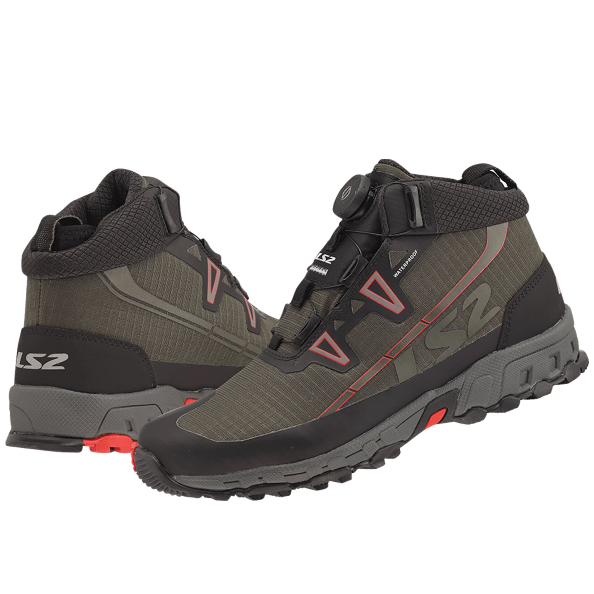 LS2 TREKKER WATERPROOF BOT YEŞİL