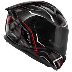 GIVI 50.8 MYSTICAL SİYAH-KIRMIZI-TITANIUM KASK TITANIUM - XL