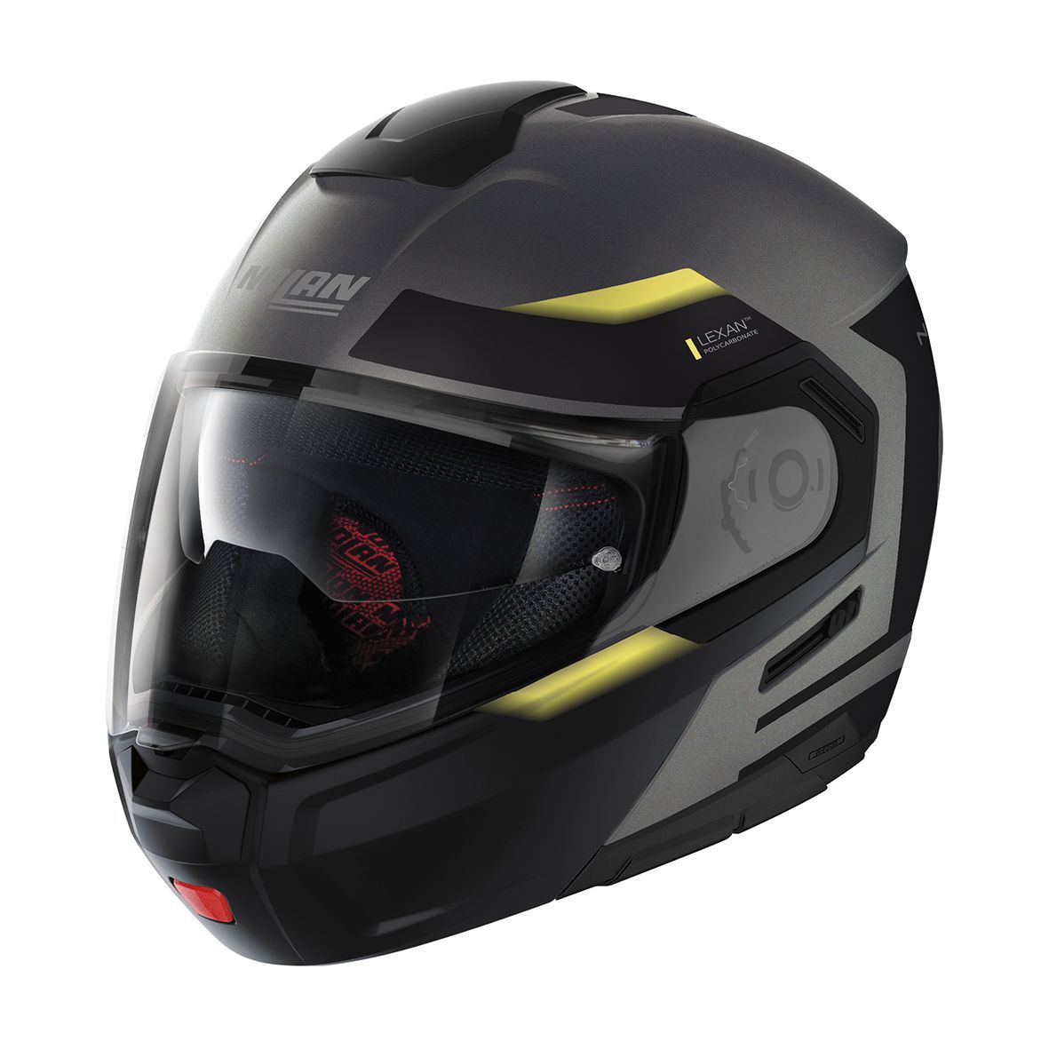 Nolan N90-3 REFLECTOR N-COM (36) ÇENEDEN AÇILIR FLIP_UP KASK WHITE - BEYAZ L