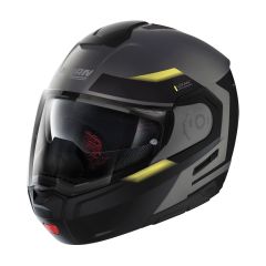 Nolan N90-3 REFLECTOR N-COM (36) ÇENEDEN AÇILIR FLIP_UP KASK WHITE - BEYAZ L