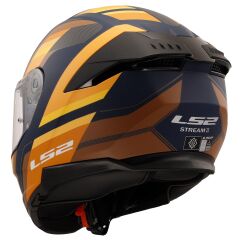 LS2 STREAM 2 VINTAGE MAT NAVY MAVİ-TURUNCU-KAHVERENGİ KASK MAT NAVY MAVİ - XS