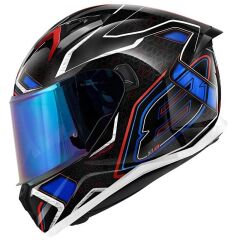 GIVI 50.8 MYSTICAL SİYAH-KIRMIZI-MAVİ-BEYAZ KASK SIYAH/MAVI - M