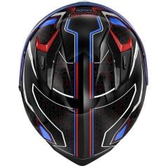 GIVI 50.8 MYSTICAL SİYAH-KIRMIZI-MAVİ-BEYAZ KASK SIYAH/MAVI - L