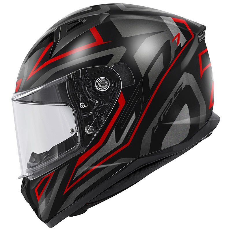 GIVI 50.7 PROTON MAT TITANIUM-KIRMIZI KASK KIRMIZI - S