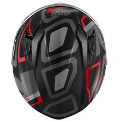 GIVI 50.7 PROTON MAT TITANIUM-KIRMIZI KASK KIRMIZI - S