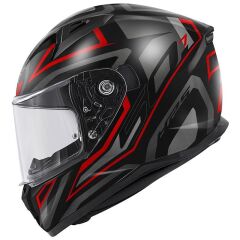 GIVI 50.7 PROTON MAT TITANIUM-KIRMIZI KASK KIRMIZI - XL