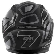 ON MAT TITANIUM-SİYAH KASK SIYAH - S