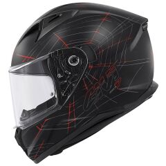 GIVI 50.7 PHOBIA MAT SİYAH-KIRMIZI KASK MAT SIYAH-KIRMIZI - S