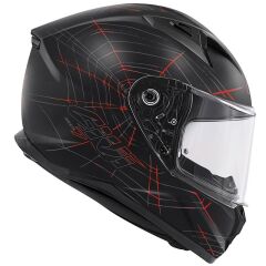 GIVI 50.7 PHOBIA MAT SİYAH-KIRMIZI KASK MAT SIYAH-KIRMIZI - S
