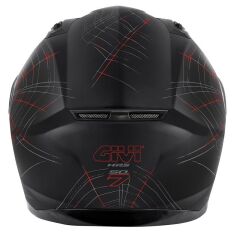 GIVI 50.7 PHOBIA MAT SİYAH-KIRMIZI KASK MAT SIYAH-KIRMIZI - S