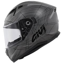 GIVI 50.7 PHOBIA MAT TITANIUM-SİYAH KASK MAT TITANIUM - S