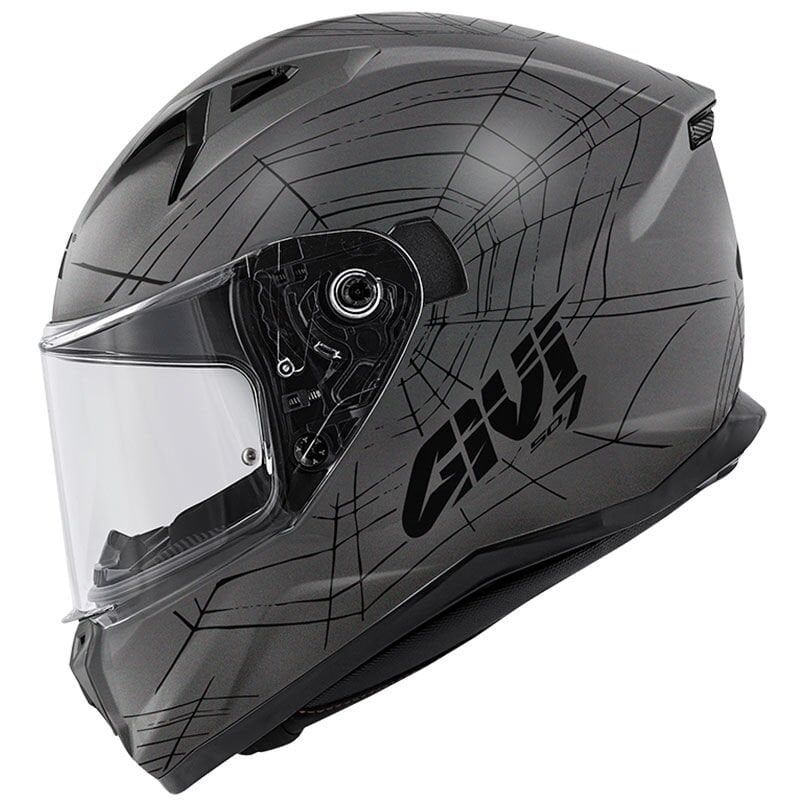 GIVI 50.7 PHOBIA MAT TITANIUM-SİYAH KASK MAT TITANIUM - XL