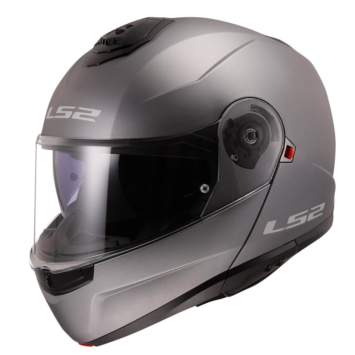 LS2 STROBE 2 MAT TITANIUM KASK MAT TITANIUM - XS