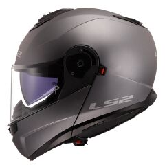 LS2 STROBE 2 MAT TITANIUM KASK MAT TITANIUM - S