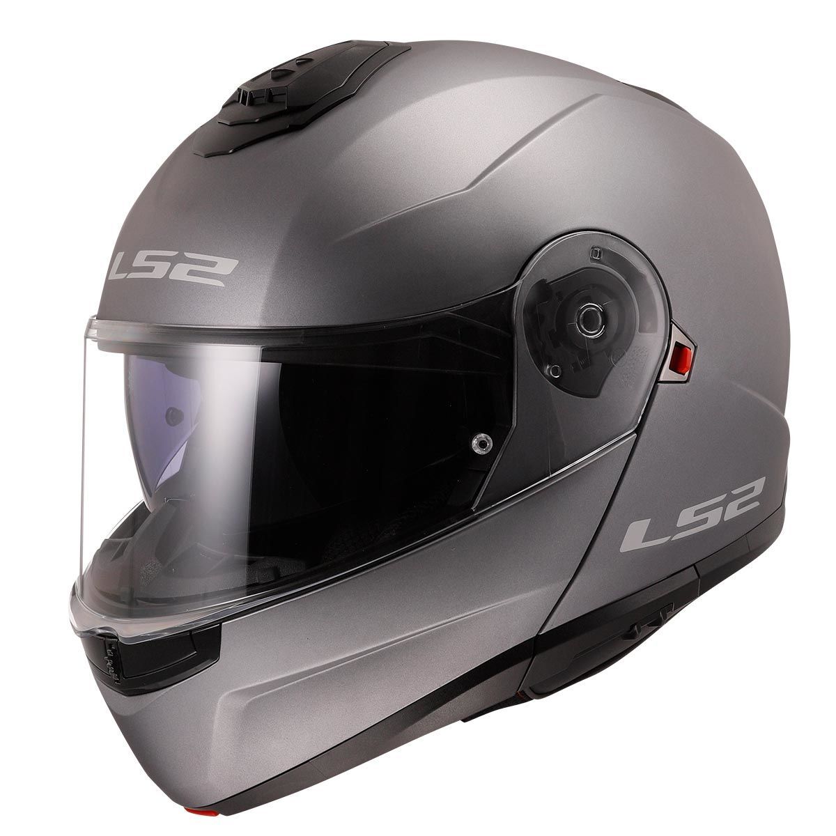 LS2 STROBE 2 MAT TITANIUM KASK MAT TITANIUM - XL