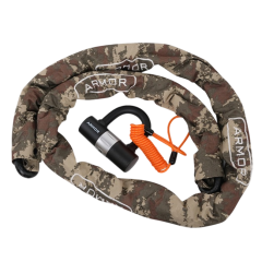 Armor 714 MV Military Serisi Çelik Zincir 1.80 mt. (14mm) + U Kilit (16mm)