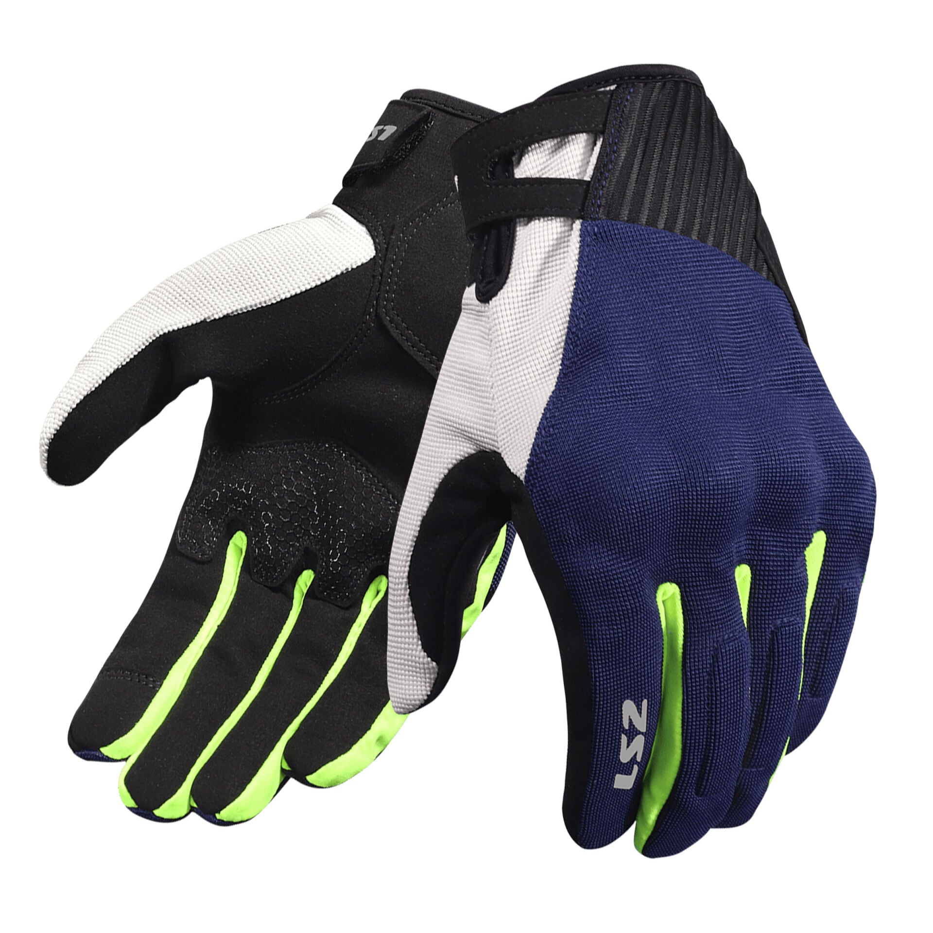 LS2 DART 2 EVO ELDİVEN MAVİ-NEON SARI